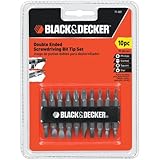Black & Decker 71-081 Double Ended Screwdriving Bit Set 10-Piece [並行輸入品]
