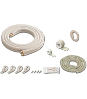 8m◆エアコン配管セット◆フレア加工済◆VVF、非粘着テープ3個、ドレン等◆新品 8m◇エアコン配管セット◇VVF、非粘着テープ3個他◇フレア加工済