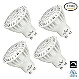 Light Blue? (4-Pack) GU10 MR16 LED Bulbs, 7.5-Watt (50W Halogen Replacement) Soft White 3000K, 38° F