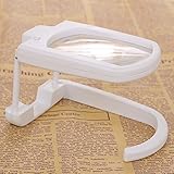 3x倍率lupaポータブル虫眼鏡多機能拡大鏡折りたたみルーペ顕微鏡でライト拡大鏡ツール