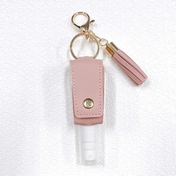 Amazon.co.jp: 【レザー調 ケース付き スプレーボトル】30ml ピンク