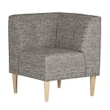 arne ダイニングチェア ソファー L字 カウチソファー コーナーソファー 日本製 完成品 LUNCH コーナー ナチュラル脚 ウィーブ グレー