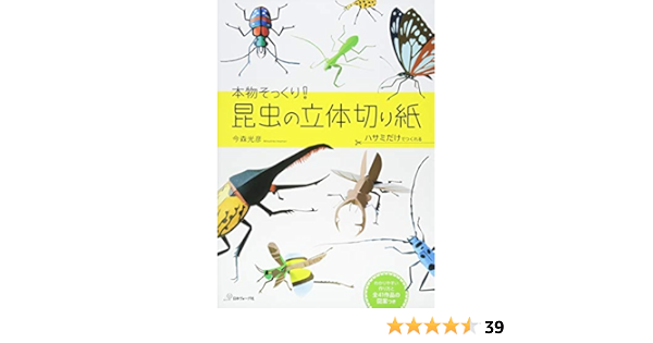 昆虫の立体切り紙 今森光彦 本 通販 Amazon