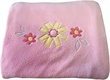 Suncrest Beyond the Meadow Girls Cotbed/Toddler Bed Blanket (Extra large 160 x 120cm, Pink) by Suncr