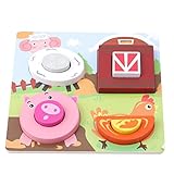 HKUN パズル 幼児 木のおもちゃ 幾何認知 形合わせ 積み木 型はめ,4#
