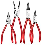 Knipex 9K 00 19 51 US Circlip Snap-Ring Pliers Set in Pouch (4 Piece) [並行輸入品]
