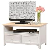 萩原 ローボード・テレビ台 ナチュラルホワイト スリム シャビーテイスト MTV-5272NAW