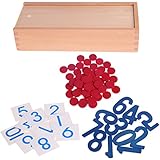 kocome MontessoriカードカウンタTeaching Aid学校数学HomeschoolカリキュラムToy