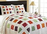 Be-you-tiful Home Arabesque Quilt 3-Piece Set, Queen [並行輸入品]