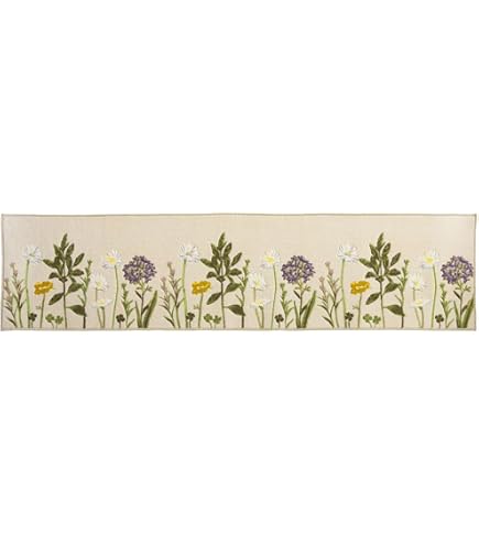 Amazon｜オカ(OKA) ボタニカルガーデン キッチンマット 約45cm×240cm