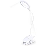 【Amazon限定ブランド】ENERG クリップライト コードレス LEDブックライト デスクスタンド PSE認証済み 大容量3200mAh 2022年進化モデル TYPE C充電式 360度回転 タッチ式三段階調光 USB充電 電気スタンド Web