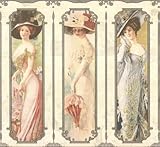 壁紙Old Fashioned Victorian Ladies Onクリーム