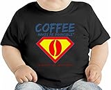 Coffee makes me invincible オーガニックベビーTシャツ 12 - 18 Months
