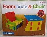 EVA Foam Table and Chair set for children. Soft,durable and comfortable. For kids ages 2-5. Easy ass