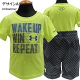 UNDER ARMOUR アンダーアーマー ベビー服 Tシャツ ショートパンツ 上下セット セットアップ ヒートギア-デザインA-18M＝約85cm