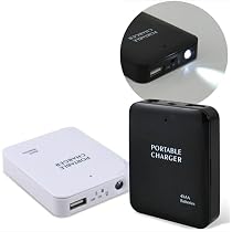 Amazon | 乾電池式 モバイルバッテリー 2個セット ブラック