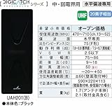 UAH201-B DXアンテナ DIGICATCH デジキャッチシリーズ ＵＨＦ平面アンテナ (ブラック)