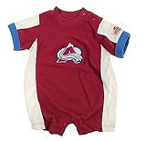 Colorado Avalanche NHLベビー男の子幼児刺繍ロンパース, Burgundy