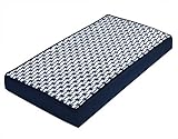 Bacati Aztec Kilim Quilted Top Cotton Percale with Polyester Batting Diaper Changing Pad Cover Navy 