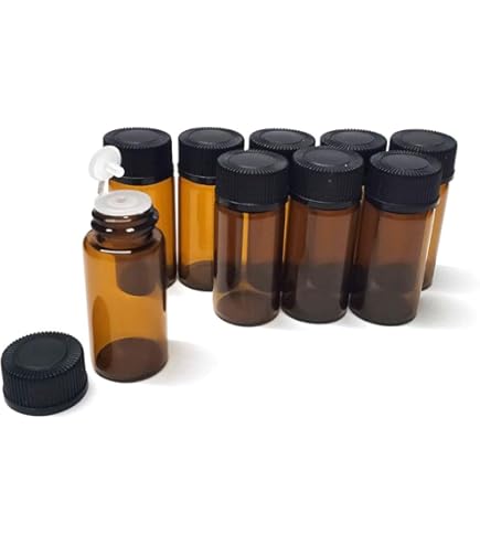 Amazon.co.jp: 茶色遮光瓶(3ml)×18本セット ドロッパー付き : ドラッグ