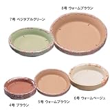 アイリスオーヤマ 受け皿 素焼風受皿パック 7号×3枚 ウォームベージュ