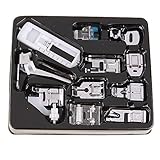 Dagly(TM) 11Pcs国内ミシン部品押え編みブラインドステッチかがり押え足のキットセットクチュールOUTILLAGE