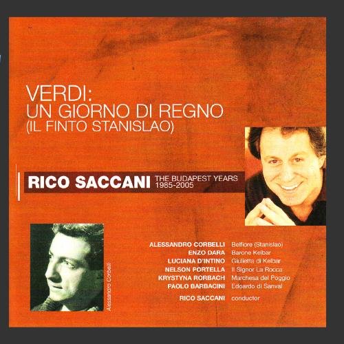 Verdi: Un Giorno de Regnoの表紙