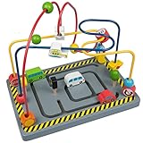 Busy Cityビーズコースターby Svan – Aビーズコースターand a Ground 1つの迷路 – 100 %木製