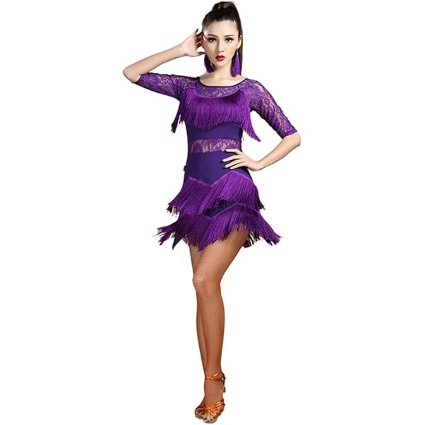 Amazon.co.jp: ベリーダンス ラテンドレス 社交ダンス衣装 演技服