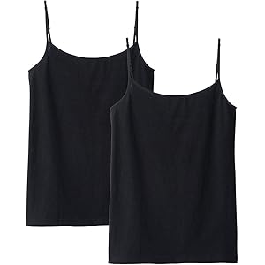 無印良品 オーガニックコットン混ストレッチキャミソール2枚組 4550182407440 レディース
