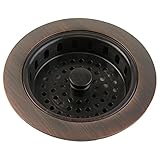 LASCO 30013VB Kitchen Sink Basket Strainer Assembly with Post Type Basket by LASCO