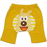 【本体綿100％】2017年 夏物 アンパンマン 天竺 ４キャラ ５分丈パンツ Anpanman イエロー◇90cm