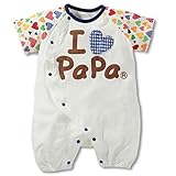 TOOGOO ( R )ベビー男の子&女の子服ロンパースキッズショート& one-pieces子I Love Papa Clothes Conjuntos夏 – ブルー、90 cm