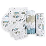 [正規輸入品] (エイデンアンドアネイ)aden+anais オーガニック ニュービギニングギフトセット/3.ふくろう