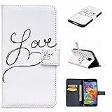 UNEXTATI Galaxy S5 ケース 手帳型ケース 高級PUレザー カード収納 ホルダー 付き 耐衝撃 全面保護 スタンド機能付き Galaxy S5ケース I9600ケース カバー Case