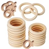 Lovoski 歯おもちゃ　つかむ練習　魚形状　ティースリング　木製　おしゃぶり　ジュエリー飾り