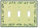 Atlas Homewares 3160-OTT Firenze 4-7/8-Inch by 6-3/4-Inch Triple Toggle [並行輸入品]