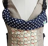 bigbig G leader(ビッグビッグジーリーダー) 【日本製】6重ガーゼ抱っこ紐 首回り汗取りパッド スタイ・ネックウォーマーとしてもOK デニム調星ネイビー