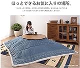 シルヴァン こたつ 円形 丸 石英管温風ヒーター 直径80cm 本体のみ ジオメトリック ay-kt-110