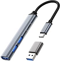 USB Cハブアダプター USB Cアダプター Type Cアダプター Amazon | USB C ハブ 5ポート拡張 Type C USB C-A変換アダプタ付き