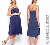 エイソス(ASOS) マタニティウエア チューブトップドレス/レースワンピース [並行輸入品]