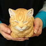 置物・フィギュア：ねんねこ*毛色が選べます12239or12146ネコ (茶)