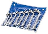 8 Piece 8-19mm L-shaped Socket Wrench Set