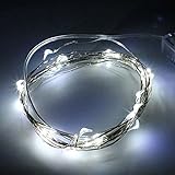 20 Led 星空の光妖精銅線 LED ストリング ライト ランプ電池式 2 m/7 フィートの子ギフト結婚式の装飾、お祝い、誕生日パーティーのため
