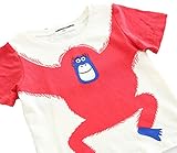 nico+(ニコプラス) Tシャツ 短パン 半袖 半ズボン プリント ボーダー Tシャツ 110cm