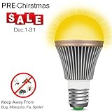 LEDライト電球Bugs Repellent – アウトドア蚊ハエRepellentポーチライト電球ホーム暖かいLEDランプインドアペストコントロールパティオガーデン芝ファーム110 V e27 / 
