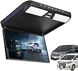 ULOPOP 11.6インチ アルファード・ヴェルファイア専用フリップダウンモニター 1920*1080 解像度 HDMI2系統入力ナビーと接続可能 1080Pビデオ対応 外部入力 ドア連動 USB・SD機能付き、オートディマー機能付き (アルファード20系)