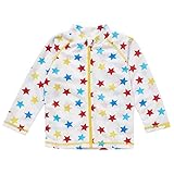 西松屋 [EFD] 星総柄ラッシュガード 【80cm・90cm・95cm】 90 ホワイト