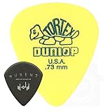 Jim Dunlop Tortex Standard Pick 12枚セット トーテックス スタンダード ピック ＆ Musent Custom Players Pick 付き | 418B.73-YEL-12P