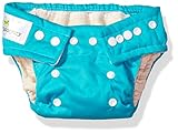 OsoCozy All in One Cloth Diaper - Unbleached - Snap - Blue - Size 1 by OsoCozy